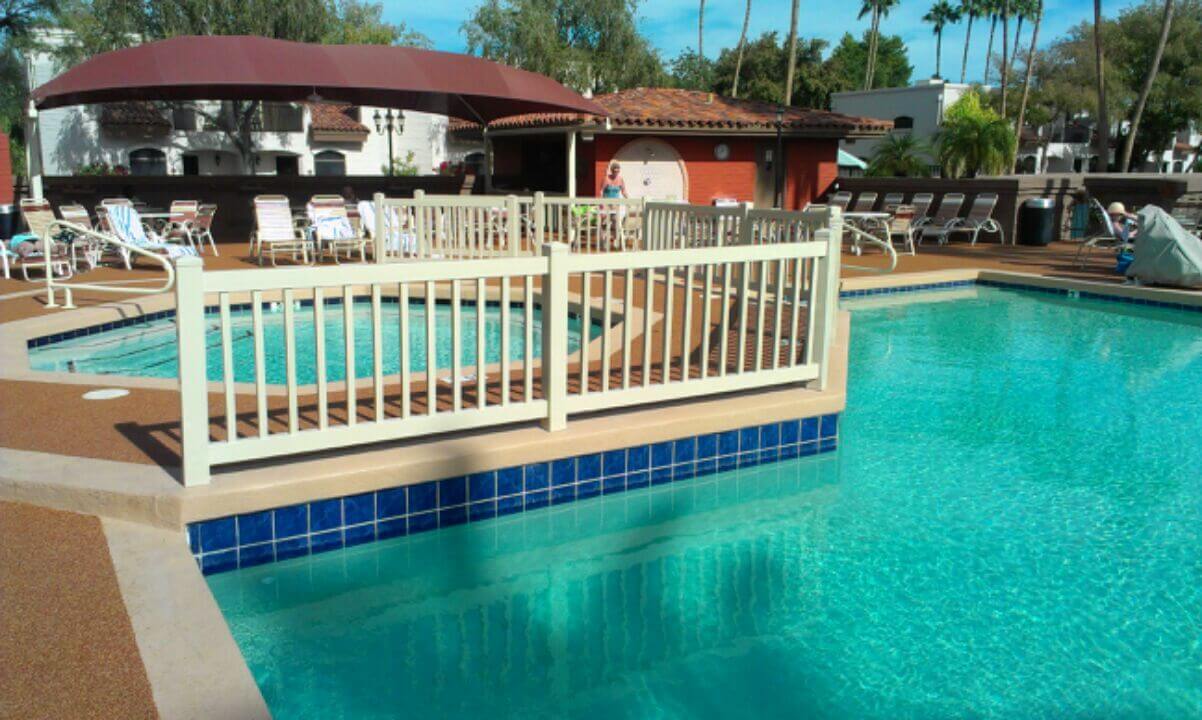 pool fence by Wrought Iron Fence az